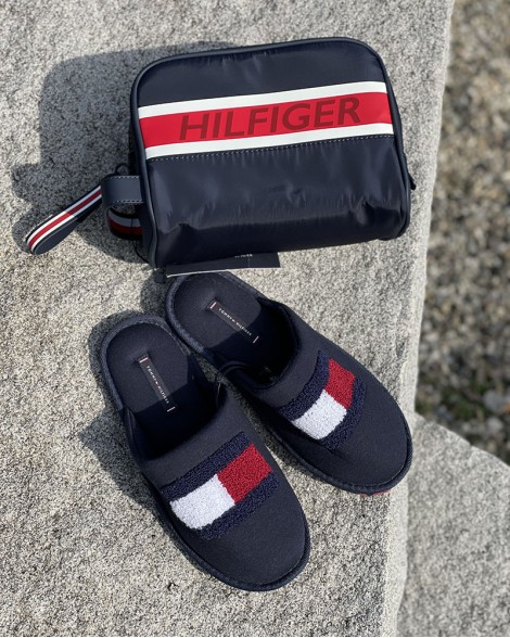 Papuče pánské Tommy Hilfiger tmavě modré